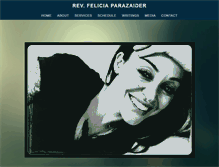 Tablet Screenshot of feliciaparazaider.com